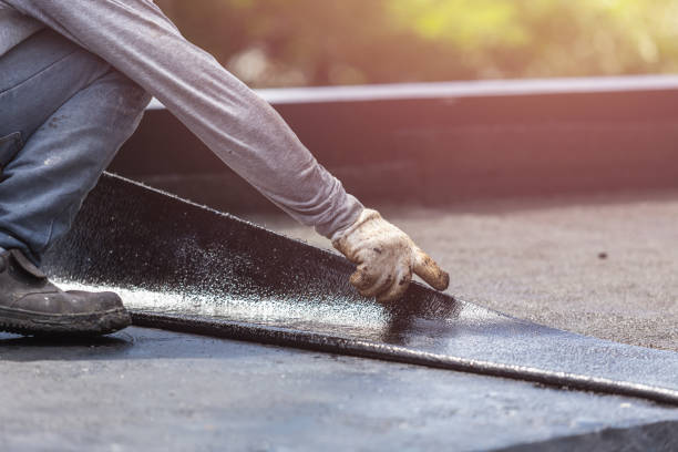 Professional Waterproofing technician working in Willernie, MN